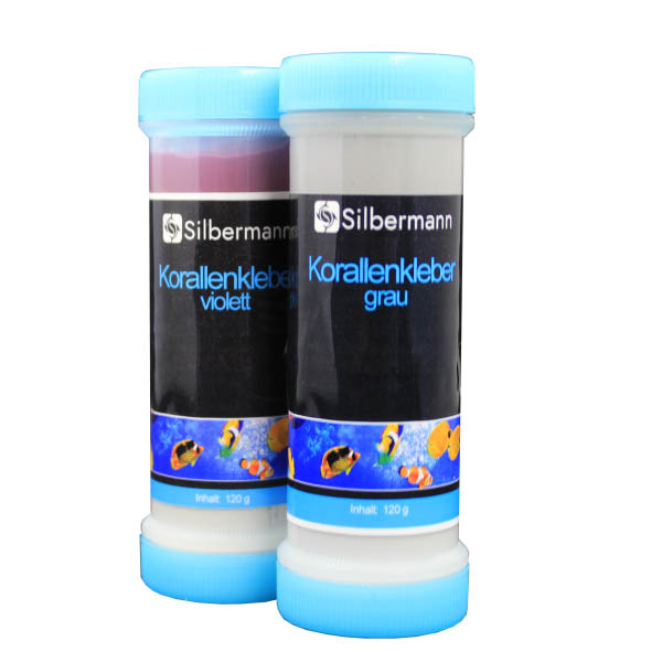 Silbermann Korallenkleber grau 120g